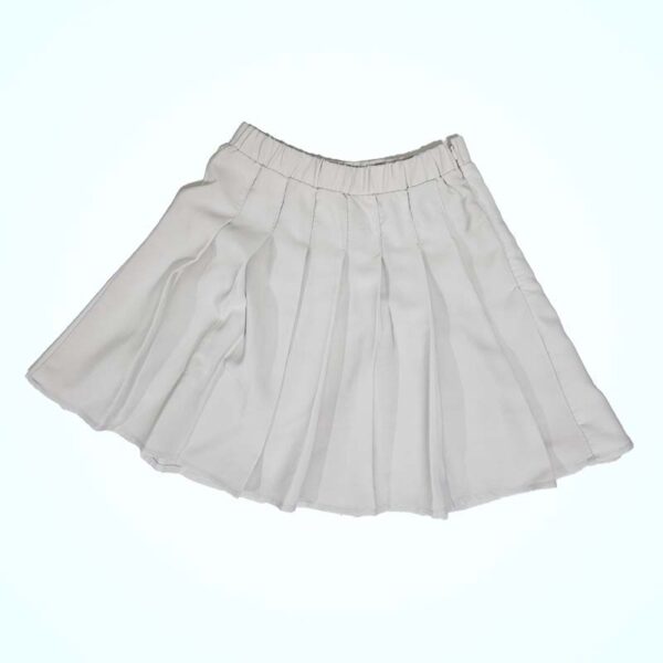 White Pleated Skirt - Image 2